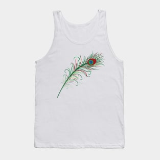Peacock Feather Tank Top